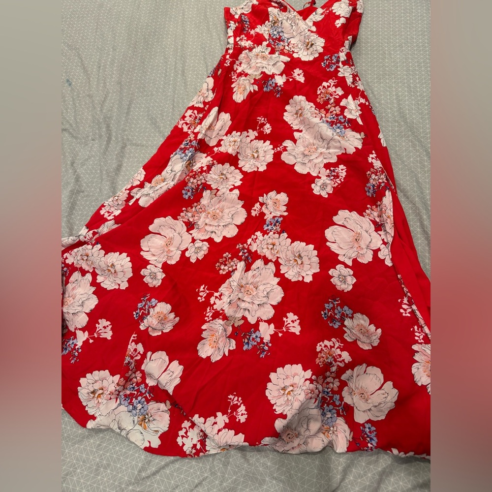 Yumi Kim Jasmine Maxi Dress in Sweet Jasmine Red